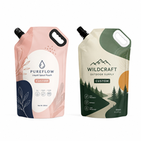 Meilleure Vente : Sachet Doypack Stratifié en Aluminium avec Bec Verseur et Scellé Anti-Effraction pour Emballage Chimique Résistant aux Perforations 100ml 200ml 500ml ODM