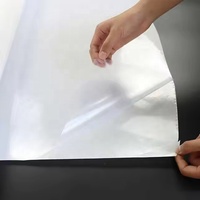 Film de covering automobile OFRX blanc découpé à l'emporte-pièce, simple face, en PVC avec adhésif acrylique, épaisseur 0,1 mm, imperméable, motif imprimé sérigraphié