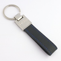 Mode Personnalisé En Cuir Porte-clés Logo De Voiture En Métal En Cuir Porte-clés En Cuir Porte-clés