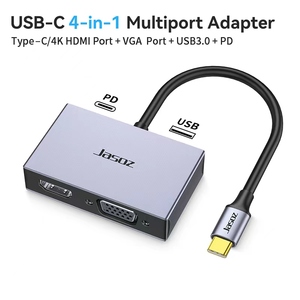 Jasoz Chất lượng cao tùy chỉnh Type-C <span class=keywords><strong>HUB</strong></span> 1 USB3.0 * 3 + <span class=keywords><strong>Gigabit</strong></span> <span class=keywords><strong>RJ45</strong></span> điện hỗ trợ MacBook Multiport Docking Station trong kho - Product Image 3