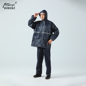 Neuheiten Wasserdichter Regenmantel-Anzug für Erwachsene Herren Wasserdichte Kleidung Motorrad-Regenmantel - Product Image 1