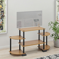Mueble de TV Moderno de Alta Calidad para Sala de Estar, Consola Multimedia con Almacenamiento y Vitrina, Mueble Duradero para el Hogar