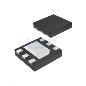 6 WDFN Exposed Pad RT9198-30GQW ชิ้นส่วนอิเล็กทรอนิกส์แท้ IC REG LINEAR 3V 300MA 6WDFN มีสินค้าในสต็อก ระบบจัดการพลังงาน (PMIC) - Product Image 1