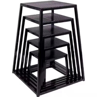 Nuevo Taburete de Salto Portátil para Fitness, Caja de Salto Pliométrico para Equipos Deportivos Escolares