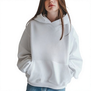 Nouvelle Collection 2026 – Sweat à Capuche Oversize Femme en Coton (80%) et Polyester (20%) – Modèle Uni à Épaules Tombantes – Fournisseur BD - Product Image 3