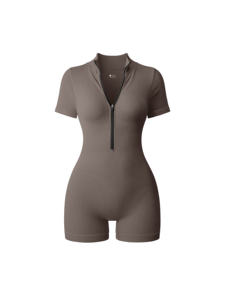 Combinaison de <span class=keywords><strong>yoga</strong></span> pour femmes à fermeture éclair, de haute qualité, très vendue, élastique et respirante, pour le fitness et le sport - Product Image 3
