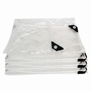 Voile <span class=keywords><strong>d</strong></span>'<span class=keywords><strong>ombrage</strong></span> <span class=keywords><strong>rectangulaire</strong></span> personnalisable en PVC, bâche transparente à bord blanc, épaisse et robuste, de qualité supérieure pour l'extérieur - Product Image 6