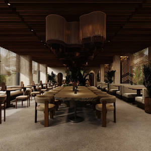 Design de restaurant de luxe, mobilier de salle à manger sur mesure de haute qualité, comptoir d'accueil pour restaurants, décoration de restaurants - Product Image 4