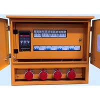 Caja de Distribución de Energía, Panel de Interruptores Eléctricos Metálico, Trifásico, IP66, 220V, Cualquier Tipo de Enchufe, Uso Interior y Exterior