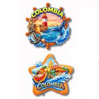 Imán de Resina 3D de Colombia, Recuerdo del Faro de Cartagena, Caribe, Imán para Refrigerador al por Mayor para Regalos Turísticos