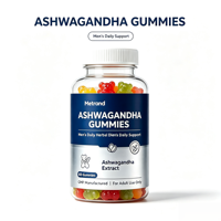 Gummies d'Ashwagandha Metrand pour Hommes – Complément Nutritionnel Herbal Quotidien – 60 Unités – Conforme GMP – Prise en Charge OEM et Marque Privée
