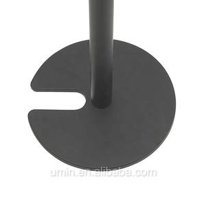 U 모양 기초를 가진 까만 쌓을수 있는 철회 가능한 벨트 Stanchions - Product Image 4