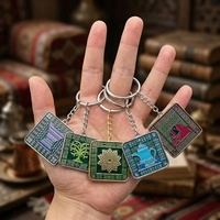 Porte-clés en métal émaillé personnalisés pour souvenirs de festivals et de vacances du Moyen-Orient, 96e Jour National 2026, vente en gros