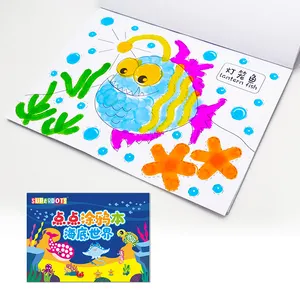 Hoge Kwaliteit Gedrukt Kids Art Schilderen Kleurboeken Art Supplies Cartoon Thema 'S Peuters Verlichting Doodle Boek