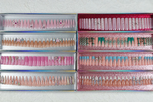 Оптовые накладные ногти в подарочной коробке, длинные, в форме гроба, для маникюра, искусственные ногти - Product Image 5