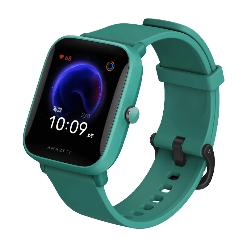 Xiaomi-montre connectée Amazfit Bip, avec écran couleur, 5 ATM, étanche, capteur d'activité physique avec Glonass et mesure du taux d'oxygène dans le sang, version internationale