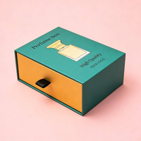 Boîte de luxe portable pour crème pour les yeux et parfum |   Emballage en carton rigide personnalisable avec fermeture magnétique |   Embossage de parfums haut de gamme