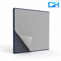 Panneau acoustique en polyester Chiheng, best-seller, haute densité, décoratif, sans formaldéhyde, 9 mm d'épaisseur, pour la conception de salles de musique
