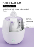 Agitateur de biberon portable USB personnalisable, silencieux, sans bulles, certifié CE/FCC, OEM/ODM