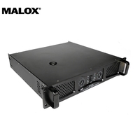 Amplificateur de puissance pour haut-parleurs de scène professionnels SK-4 2 canaux classe H 2U 450W*2 pour alimentation à deux niveaux, panneau métallique