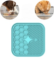 Großhandel neue multifunktion ale Slow Feeder Spielzeug Relief Haustier Angst Pad wasch bare Wand sauger große Silikon Dog Lick Mat