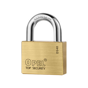 Candado de Latón Antirrobo OPEL, Resistente, con Grillete Cromado, 4 Llaves de Latón, Ecológico, Impermeable, Construcción de Alta Calidad - Product Image 1