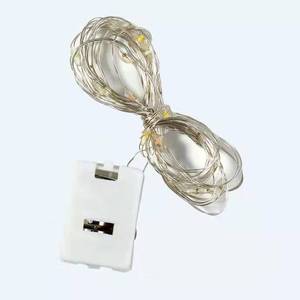 Décorations de Noël, <span class=keywords><strong>mini</strong></span> guirlandes lumineuses <span class=keywords><strong>LED</strong></span> <span class=keywords><strong>à</strong></span> piles, fil de cuivre micro imperméable, 1M/2M 10/20LED, <span class=keywords><strong>à</strong></span> intensité variable - Product Image 6