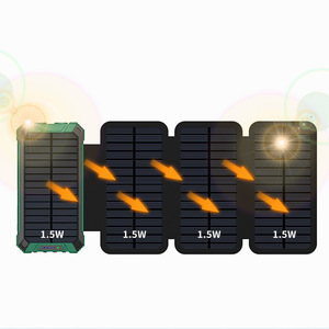 Neueste Hochkapazitäts-Wireless-<span class=keywords><strong>Solar</strong></span>-Powerbank 50000mAh Wasserdichte Outdoor-Camping-Batterie 4 Faltbare Solarpanels 3 USB-Anschlüsse - Product Image 3