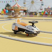Prix d'usine, voiture électrique 12V 2 en 1, jouets à roulettes pour enfants de 3 ans et plus, cadeaux d'Halloween et de Noël, voiture à dérive du diable, EN71