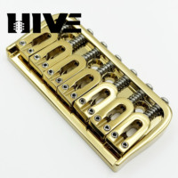 HIVE Factory 高品质零缺陷锌合金U型弯边10.5MM 7弦电吉他琴桥 吉他拾音器琴桥