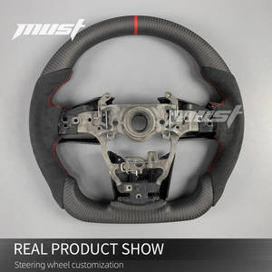 Volante Deportivo Personalizado de Fibra de Carbono Mate para <span class=keywords><strong>Toyota</strong></span> <span class=keywords><strong>GR</strong></span> <span class=keywords><strong>Yaris</strong></span> <span class=keywords><strong>GR</strong></span> Corolla 2020-2026, Mejora del Interior Deportivo - Product Image 6