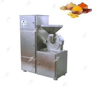 Industrial Garlic Coconut Cosmetic Dry Powder Grinder With Dust Removal Box
