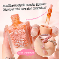 Fard à joues liquide minéral personnalisé en marque blanche avec formule longue tenue, couleur haute pigmentation, fini mat et protection solaire