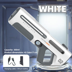 Pistolet à eau électrique en plastique, grande capacité, pour enfants, jeux de piscine estivaux - Product Image 5