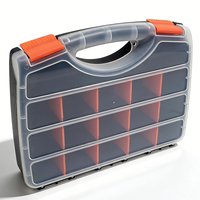 Boîte de rangement robuste en plastique PP avec 15 compartiments pour vis, écrous, boulons et petites pièces – Prise en charge OEM