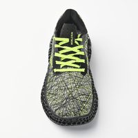 Chaussures de sport légères imprimées en 3D, empeigne en mesh brodé, semelle absorbant les chocs imprimée en 3D, baskets de marche et de randonnée