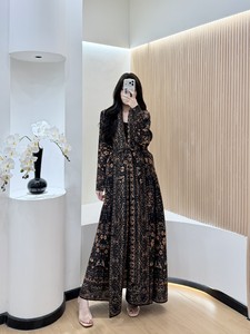 Abaya Plisada con Patrón Miyake, Vestido Musulmán Elegante y Lujoso de Dubái para Mujer, Talla Grande, Mangas de Murciélago, Túnica Abierta para Mujer - Product Image 5