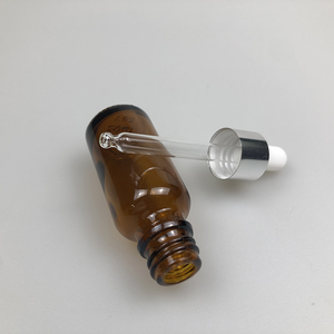 Customized Green Transparent <b>Glass</b> <b>Dropper</b> with Screen Printing for Oils & Cosmetics Packaging Convenient Refillable <b>Bottle</b> - Product Image 5