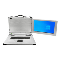 Ordinateur industriel embarqué robuste de 15 pouces, Intel Core I3/i5/i7 6e-13e génération, PC à panneau sans ventilateur avec alliage d'aluminium IP65 en stock
