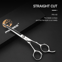 Ciseaux de coupe de cheveux en acier VG10 de 6.0 pouces Tondeuses Barber Droitier Cisaillement 32 V-Kit de ciseaux amincissants