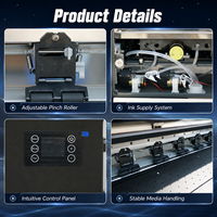Máquina de Impresión Digital por Sublimación Industrial Automática Nueva de 1800 mm con Doble Cabezal I3200 A1 para Ropa, Ropa Deportiva y Textiles