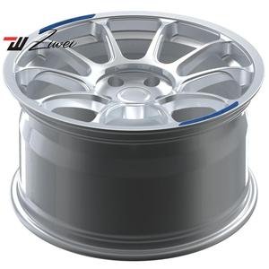 Rines de Aleación Forjados Ligeros Blancos de Alta Gama <span class=keywords><strong>para</strong></span> Carreras, de 17, 18, 19 y 20 Pulgadas, 5x100, 5x114.3, 5x120, <span class=keywords><strong>para</strong></span> BMW, Audi, Tesla - Product Image 3