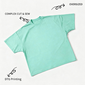 Impresión Personalizada Bajo Demanda para Hombres, Paquetes de Ropa Vintage, Camisetas al por Mayor de 220 g/m², Cuello Redondo, 100% Algodón, MOQ 1 Camiseta - Product Image 2