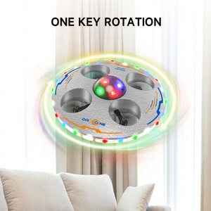 Mới bay quadcopter đầy màu sắc dẫn chiếc đĩa bay cố định chiều cao điều khiển từ xa quadcopter ánh sáng lên đồ chơi mini RC bay không người lái - Product Image 5