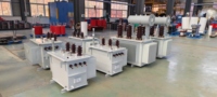 Transformateur de distribution triphasé immergé dans l'huile série H61/H59 10 kV, unité de distribution d'énergie 100 kVA-1250 kVA