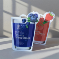 Sachets personnalisés en gros pour masques faciaux, sacs cosmétiques en aluminium, pochettes d'emballage haute barrière thermoscellables pour soins de la peau