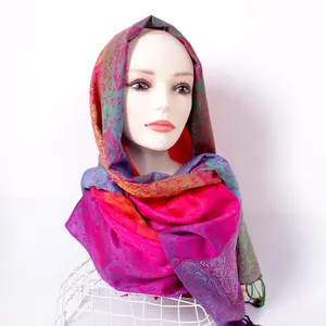 Ethnic Wind Spring Autumn Mixing Scarf Dual use of colorful lumbar fruit long towels tourism photo shawl female bag headscarf