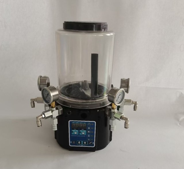 Automatic lubricating grease central lubrication system progressive lubrication oil pump excavator loader lubricating