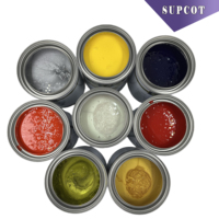 Pintura Acrílica Nano-Specializada Supcot 1K para Reacabado Automotriz, Revestimiento Líquido en Aerosol Negro
