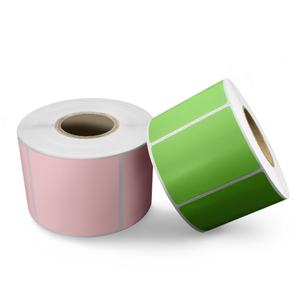 Etiqueta de Transferencia Térmica Colorida, Etiqueta Semibrillante, Venta al por Mayor, Etiqueta Personalizada para Envío en Rollo/Plegada - Product Image 5